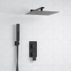 Душевая система WASSERKRAFT Abens, встраиваемая, черный матовый