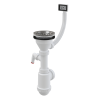 Сифон для кухонной мойки ALCAPLAST A447P-DN50/40 G3 1/2х40/50, со штуцером