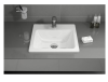 Раковина VITRA S20 450х450, квадратная, без перелива