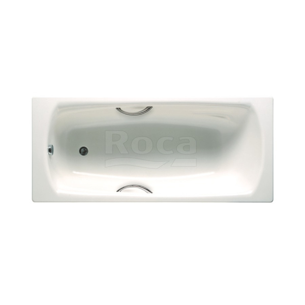 Ванна стальная ROCA Swing 180х80, с отверстиями для ручек