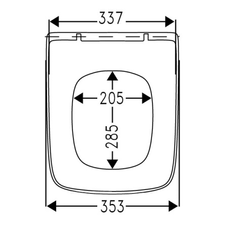 Сиденье для унитаза ROCA Gap 801472001, с микролифтом, быстросъемное, тонкое