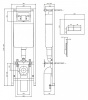 Инсталляция для унитаза Ideal Standard W3710AA 3 в 1
