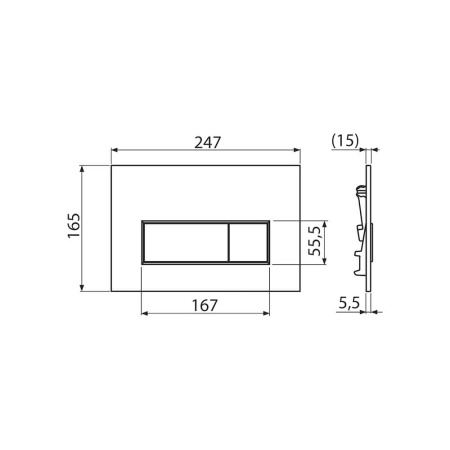 Инсталляция для унитаза Alcaplast AM101/1120-4:1 RU M578-0001 И-AM101/1120, К-M578, П-M91 4 в 1