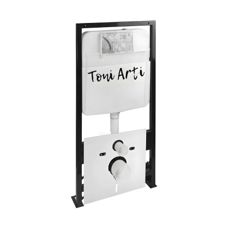 Инсталляция TONI ARTI TA-01 (унитаз TA-BO4936 с сиденьем микролифт+инсталляция+клавиша TA-0044)