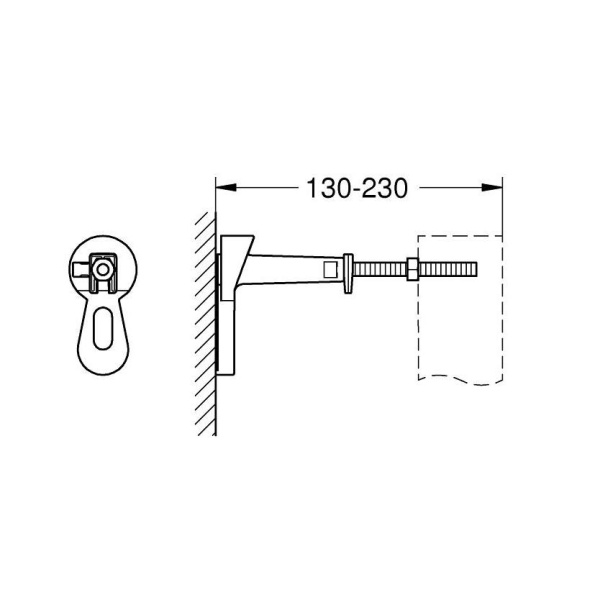 Настенный уголок Rapid SL 2 шт, 3855800M Grohe
