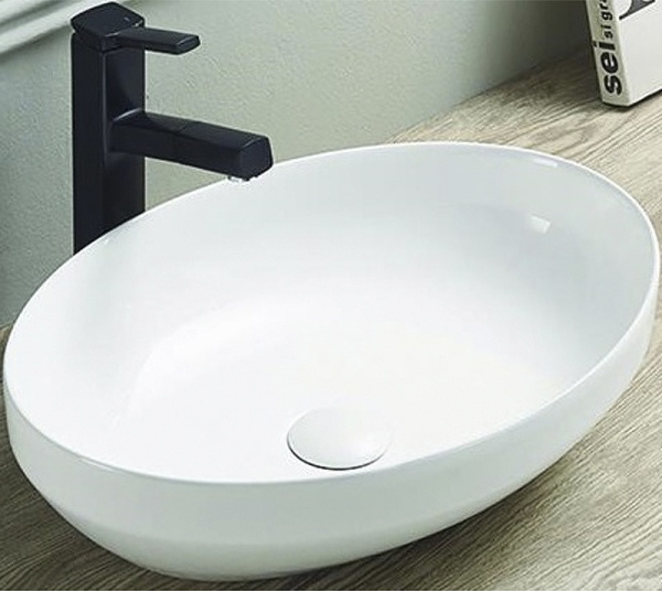 Раковина-чаша CERAMALUX 78590, 150х500х363, овальная, без перелива