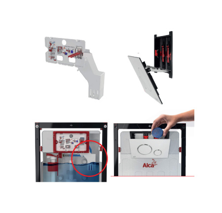 Инсталляция для унитаза Alcaplast AM101/1120-4:1 RU M578-0001 И-AM101/1120, К-M578, П-M91 4 в 1