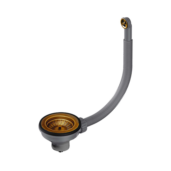 Выпуск для кухонной мокйки OMOIKIRI D-01-AB022, 3 1/2"х1 1/2" с переливом, античная латунь