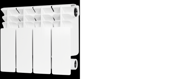 Радиатор биметалл STOUT TITAN 200*100 (4 секции) АКЦИЯ