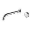 Смеситель для раковины BOHEME Tech 158/2-NB, 200мм, встраиваемый, никель