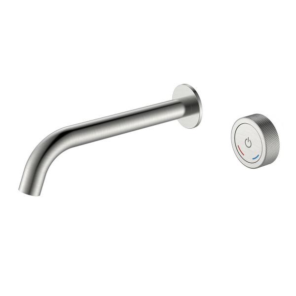 Смеситель для раковины BOHEME Tech 158/2-NB, 200мм, встраиваемый, никель