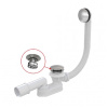 Сифон для ванны ALCAPLAST A507CKM-60, Click/Clack, G1 1/2"х40/50, хром глянцевый