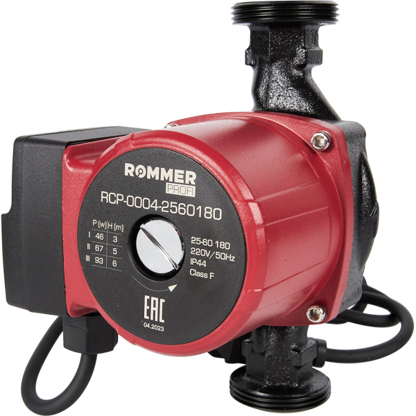 Насос циркуляционный 25/60-180 мм ROMMER Profi