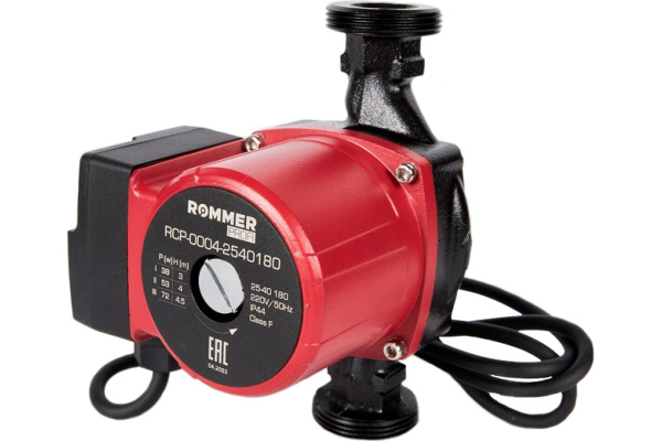Насос циркуляционный 25/40-180 мм ROMMER Profi