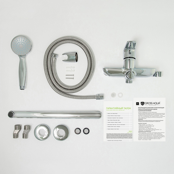 Смеситель для ванны GROSS AQUA Evo 7121297С-35L(F)