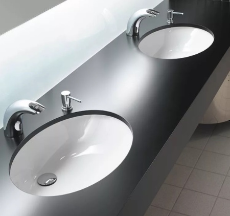 Раковина VITRA Arkitekt 585х450, овальная, встраиваемая снизу