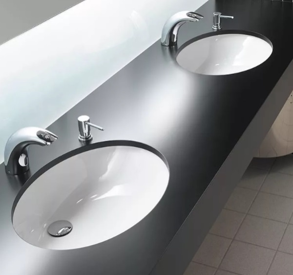 Раковина VITRA Arkitekt 585х450, овальная, встраиваемая снизу
