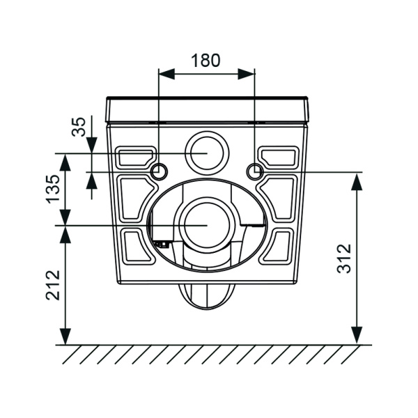 Инсталляция TECEspring Smart L (умный унитаз-биде с сиденьем+инсталляция+клавиша+пульт ДУ)
