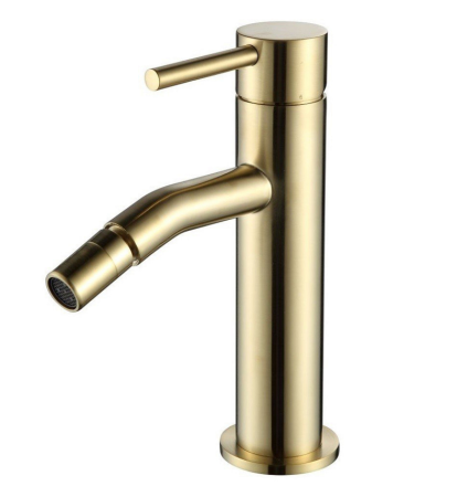 Смеситель для биде AQUAME Siena AQM6216BG, золото брашированное