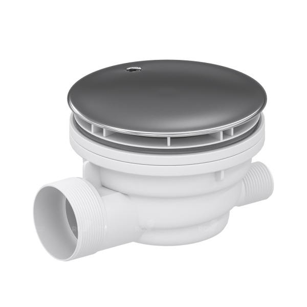 Сифон для душевого поддона RGW Velplex QYD-01 D90-G1 1/2"х40, хром глянцевый