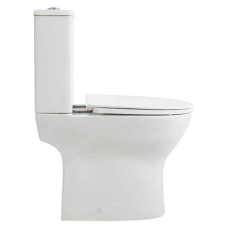 Унитаз напольный BELBAGNO Romano (Романо), 36,5х64, безободковый, торнадо, с сиденьем микролифт
