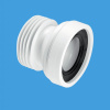 Муфта для унитаза McALPINE MRWC1 97-107х110, L 120мм, прямая