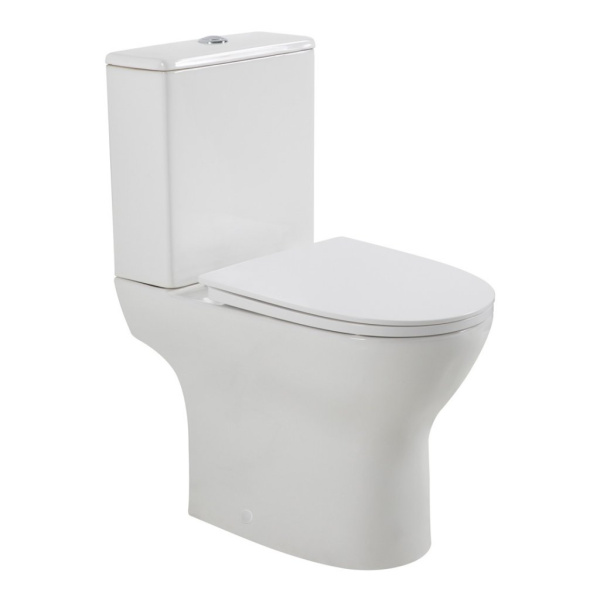 Унитаз напольный BELBAGNO Romano (Романо), 36,5х64, безободковый, торнадо, с сиденьем микролифт
