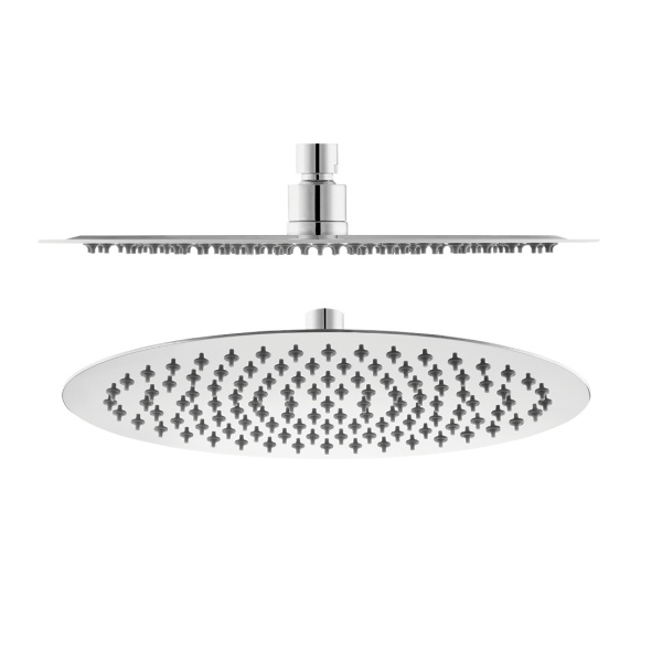 Верхний душ RGW Shower Panels SP-83-25, овальный, хром глянцевый, 250х150