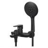Смеситель для ванны GROSS AQUA Evo Matt Black 2155297MB, черный матовый