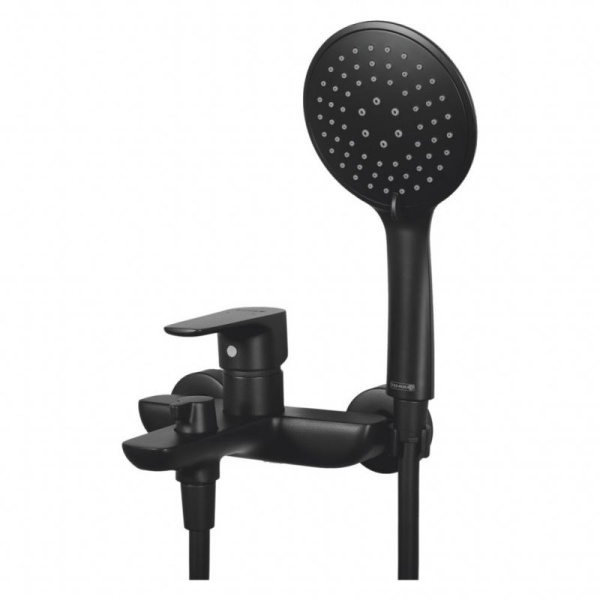 Смеситель для ванны GROSS AQUA Evo Matt Black 2155297MB, черный матовый
