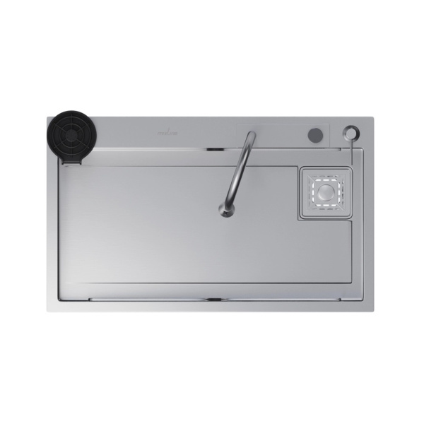 Мойка кухонная MIXLINE Pro (Про) 750х460, прямоугольная, нержавеющая сталь СЦ